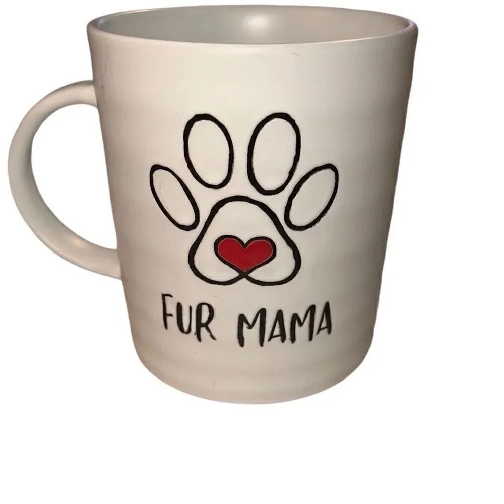 *NEW* Fur Mama Coffee Mug Ceramic w/ Mom Paw